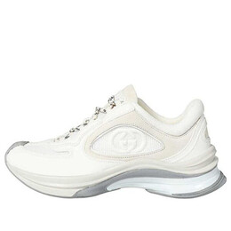 Кроссовки run sneaker 'white suede' Gucci, белый 746939-aab62-9144 | white