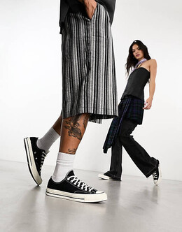 Черные кроссовки унисекс Converse Chuck 70 Ox 201956754 | black