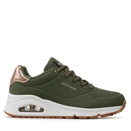 Кроссовки Skechers Uno Shimmer Away 155196/OLV Olive, хаки 263444 | caqui