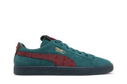 Кроссовки Dapper Dan x Suede Puma, зеленый 390988 02 | varsity green/intense red
