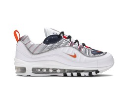 Кроссовки Nike Wmns Air Max 98 PRM, белый cq3990 100 | white